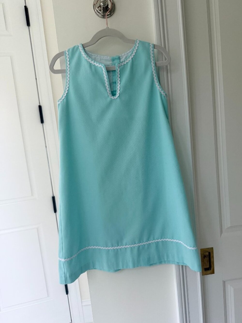 Little English Light Blue Girls Sundress